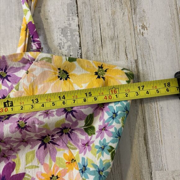 Avec Les Filles Size 6/Small Floral Mini Dress Anthropologie Soft Girl Feminine - Picture 11 of 12